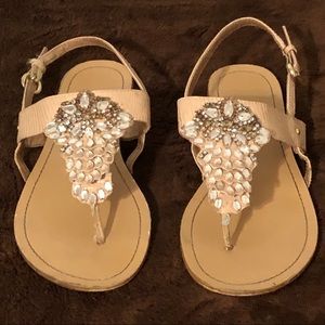 BCBGeneration dressy sandles with stones